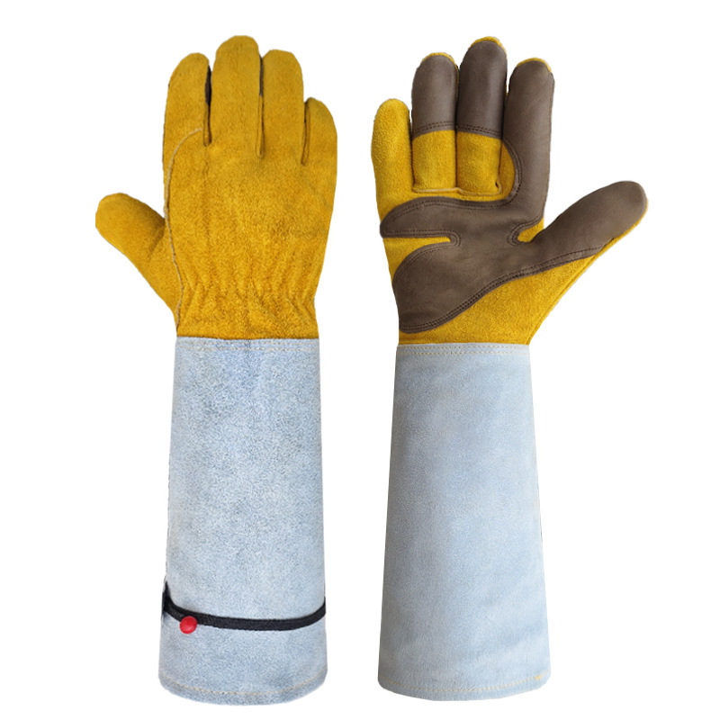 Cowhide Long Tube Garden Glove - огляд і ціна Garden Gloves Thorn Proof