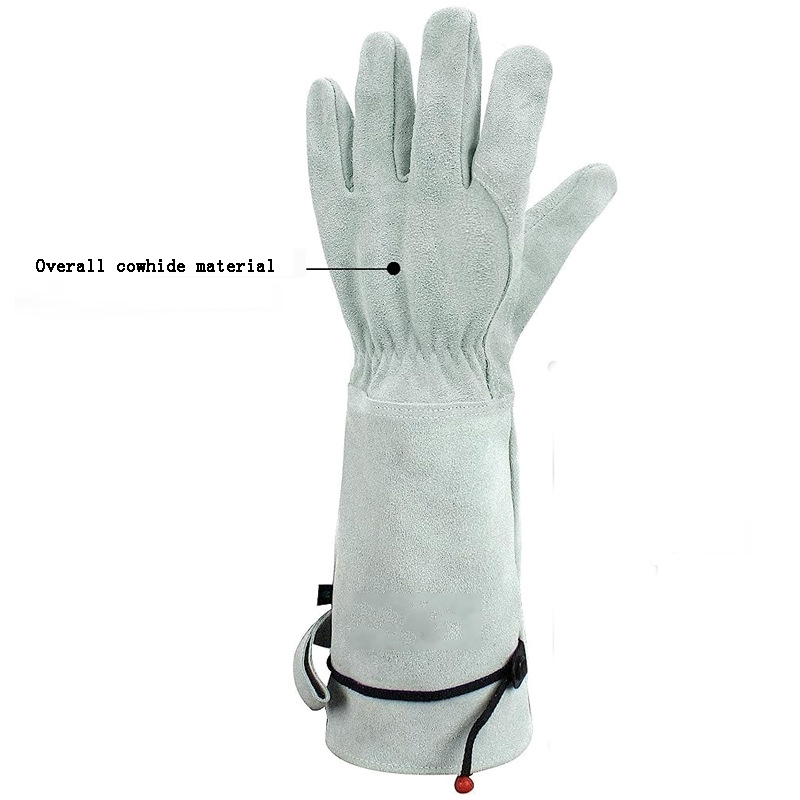 Cowhide Long Tube Garden Glove - огляд і ціна Garden Gloves Thorn Proof