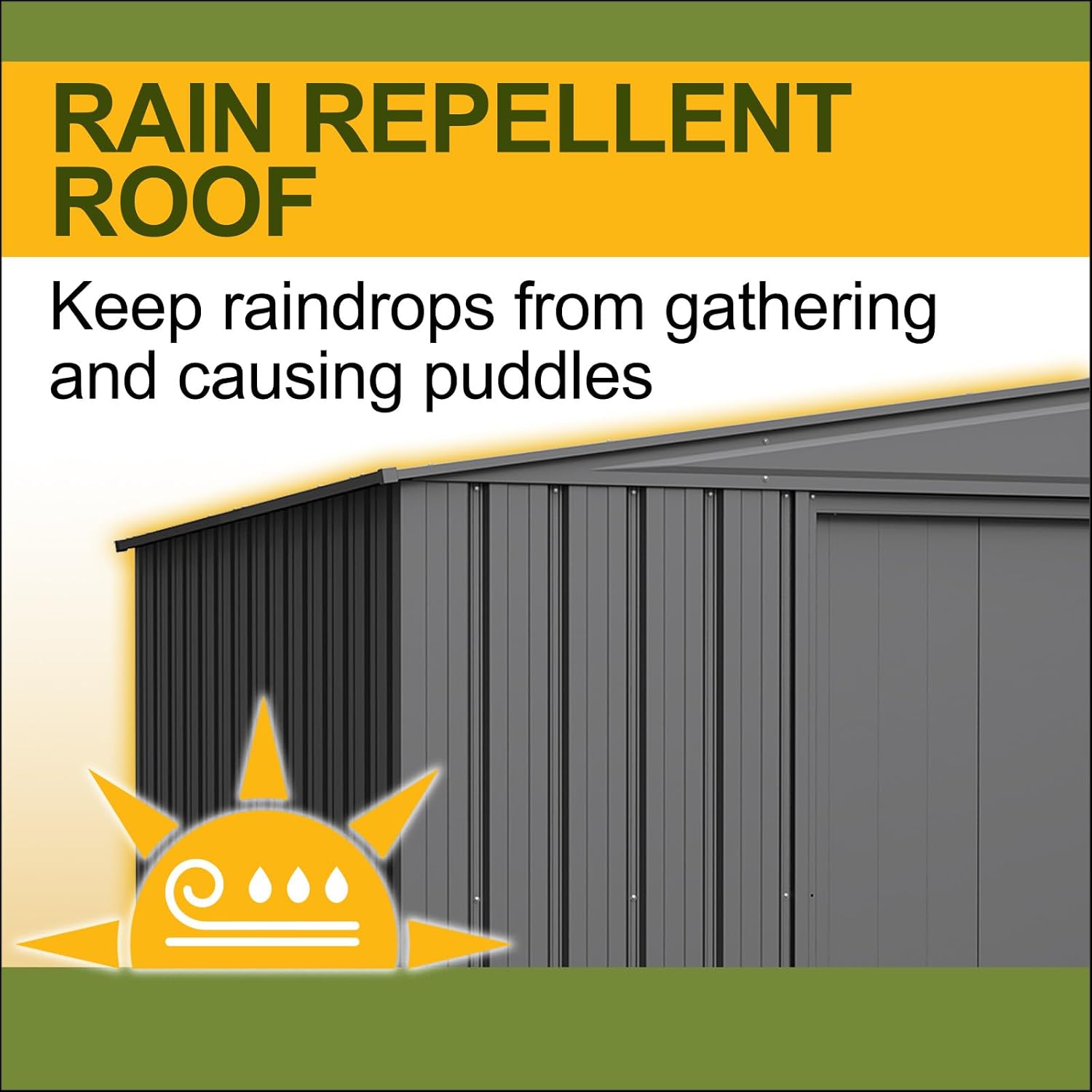 Steel Storage Shed Weatherproo - огляд і ціна Gardening Tools And Equipment