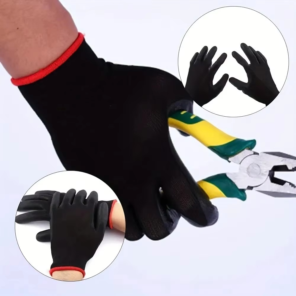 10 Pairs Polyester Nylon PU Co - огляд і ціна Garden Gloves Thorn Proof