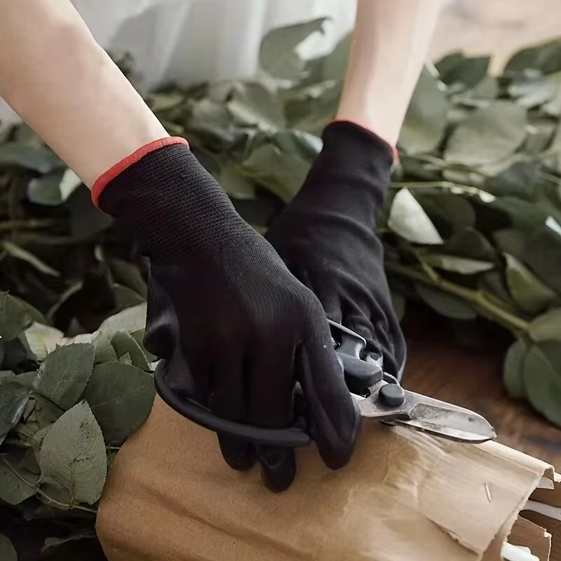 10 Pairs Polyester Nylon PU Co - огляд і ціна Garden Gloves Thorn Proof