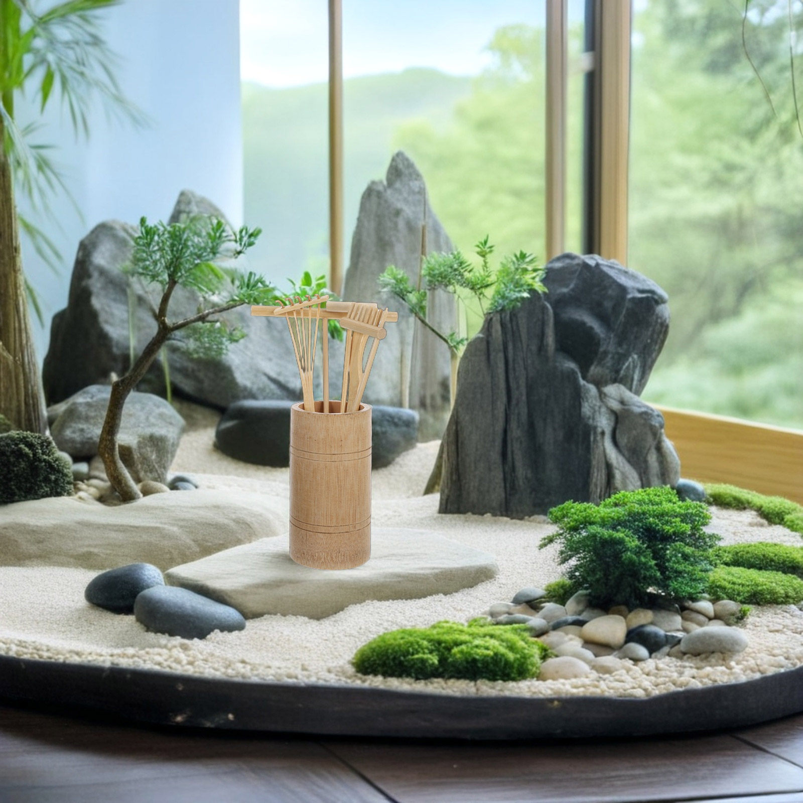 1Set Japanese Zen Garden Rake  - огляд і ціна Gardening Tools For Home