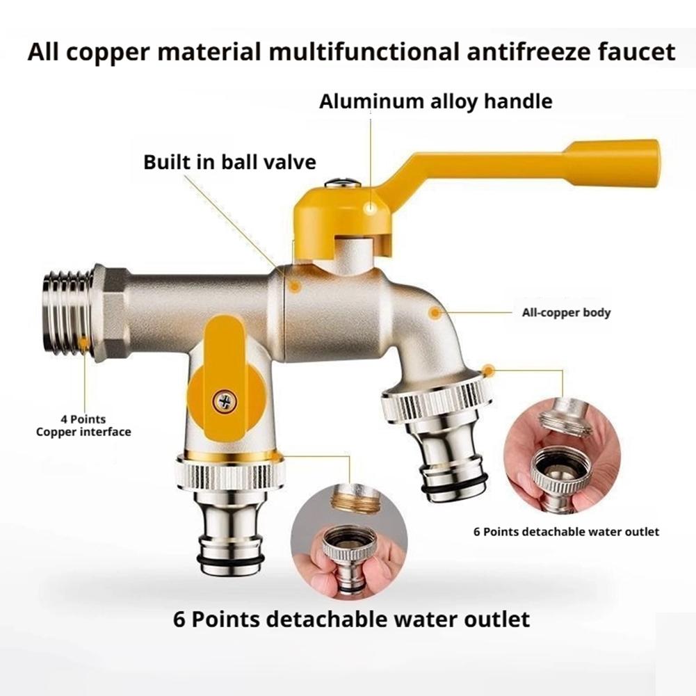 Outdoor Double Water Tap Fauce - огляд і ціна Gardening Tools And Equipment