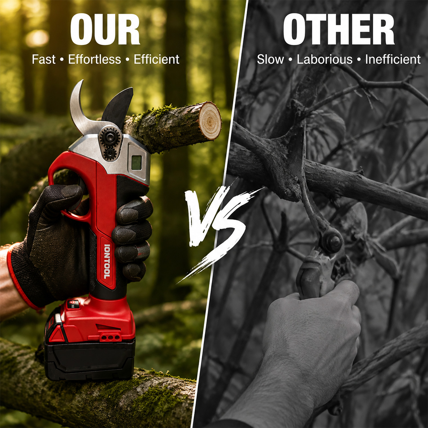 IONTOOL Red Cordless Pruning S - огляд і ціна Gardening Tools Scissors