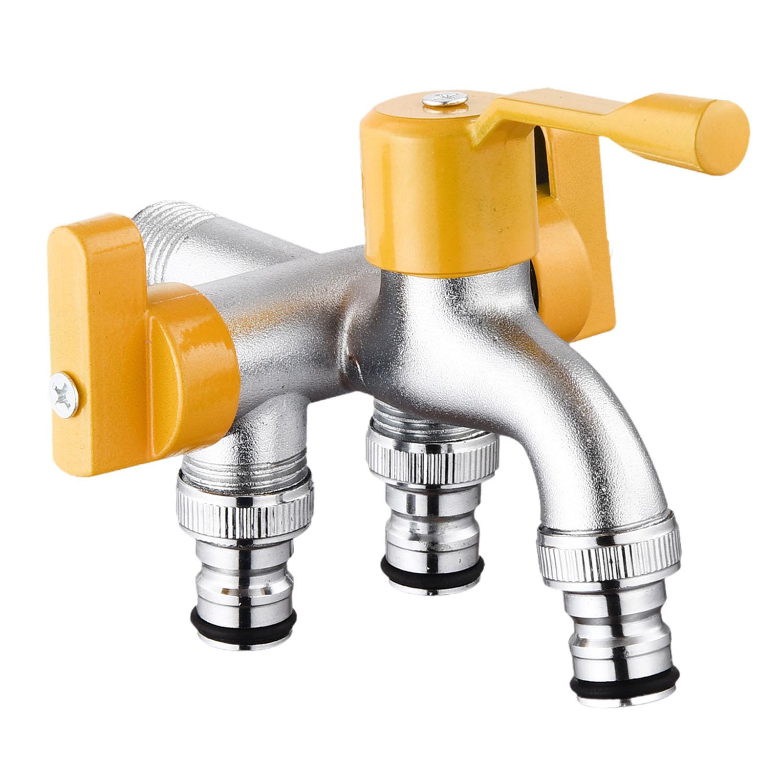 Outdoor Faucet Brass Three Way - огляд і ціна Gardening Tools And Equipment