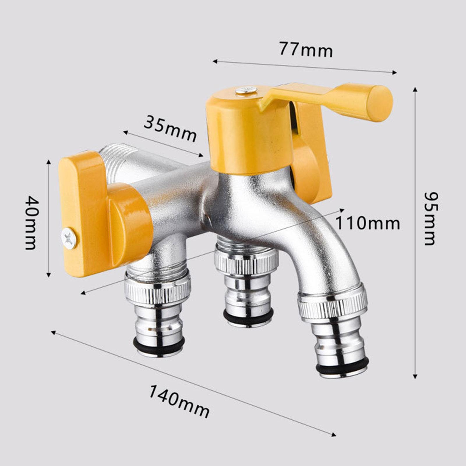 Outdoor Faucet Brass Three Way - огляд і ціна Gardening Tools And Equipment