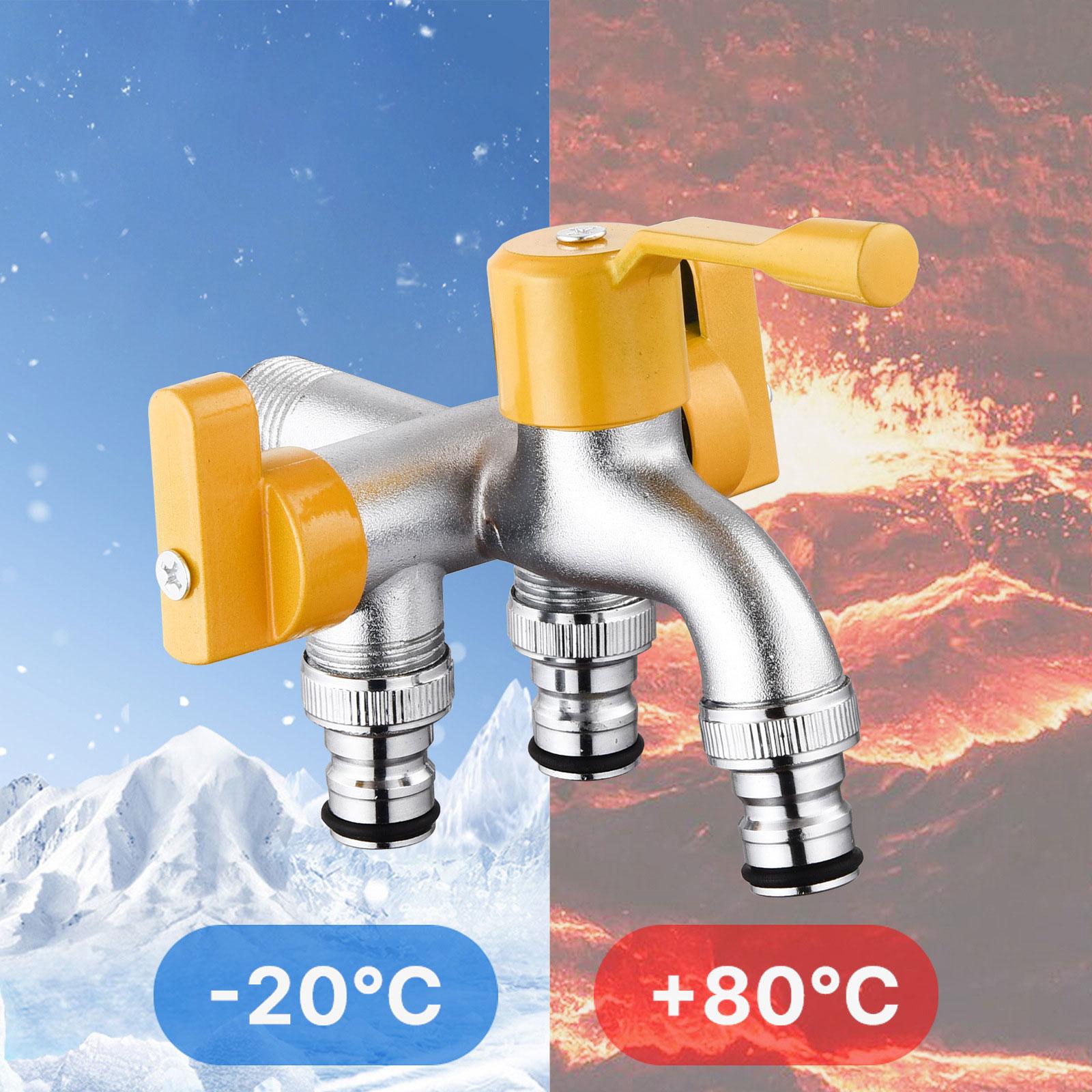 Outdoor Faucet Brass Three Way - огляд і ціна Gardening Tools And Equipment