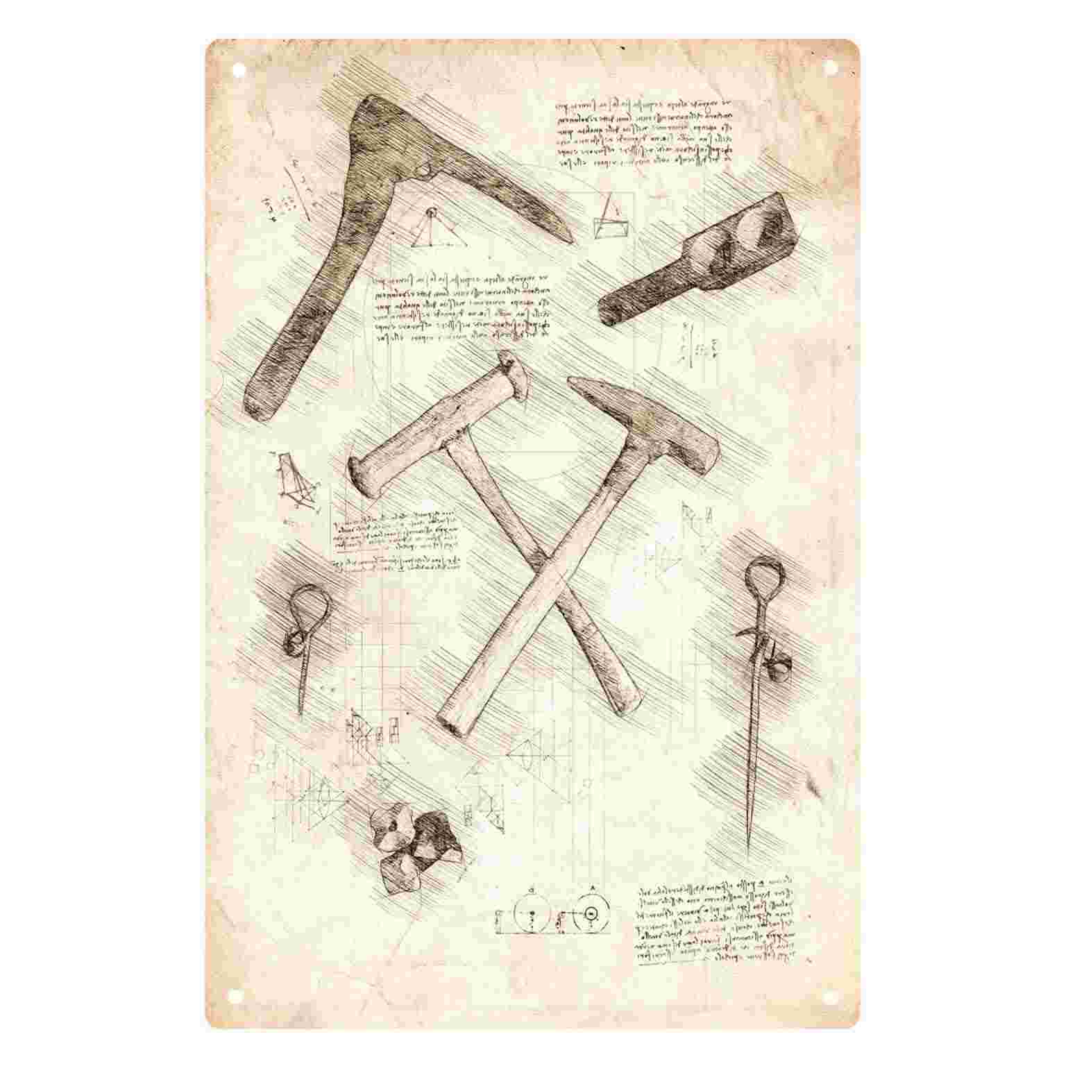 2D FLAT 1pc Vintage Hammer Too - огляд і ціна Gardening Tools Sketch