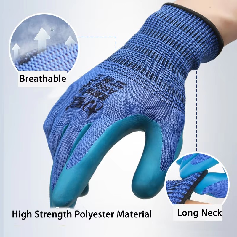 1/Pair Waterproof Rubber Coate - огляд і ціна Garden Gloves Thorn Proof