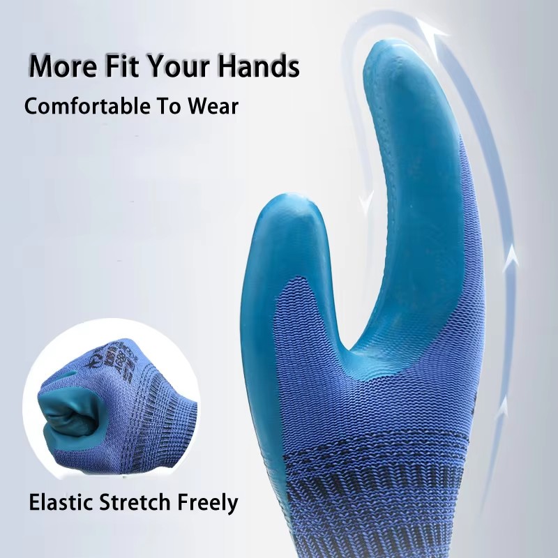 1/Pair Waterproof Rubber Coate - огляд і ціна Garden Gloves Thorn Proof