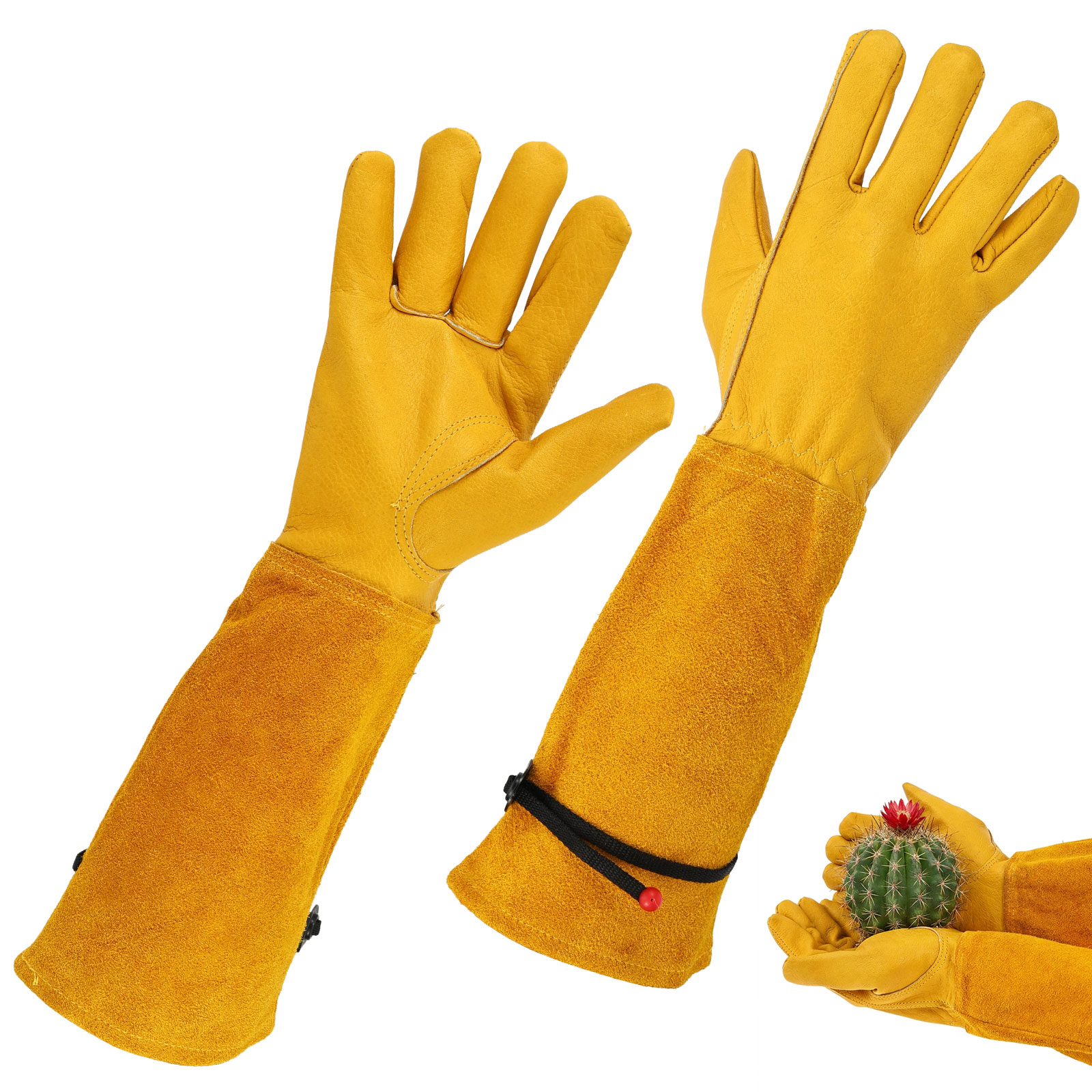 Long Gardening Gloves Leather  - огляд і ціна Garden Gloves Thorn Proof