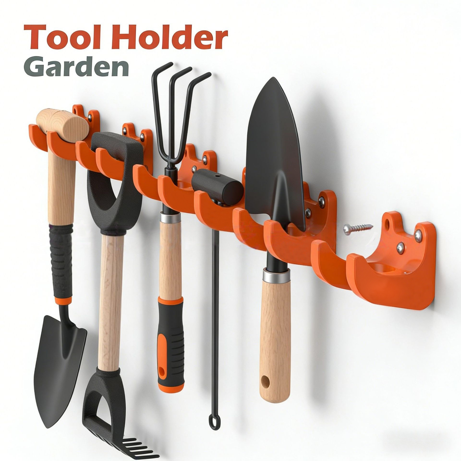 32Pcs Garden Tool Hanger Rack  - огляд і ціна Gardening Tools Screwfix