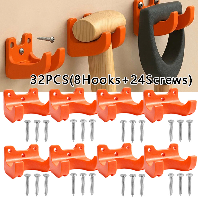 32Pcs Garden Tool Hanger Rack  - огляд і ціна Gardening Tools Screwfix