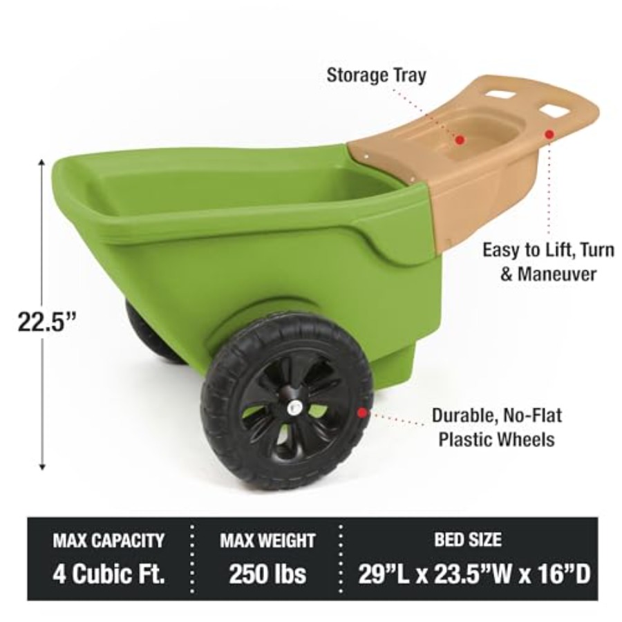 Easy Haul Durable Wheelbarrow  - огляд і ціна Gardening Tools Made In Usa