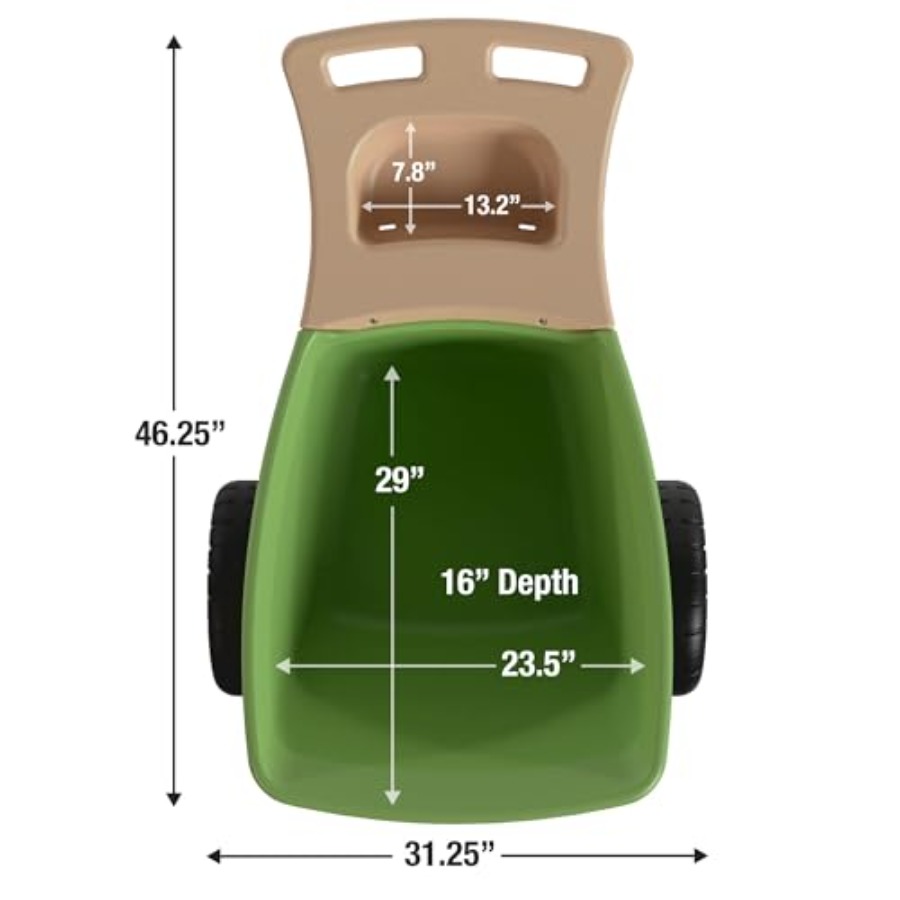 Easy Haul Durable Wheelbarrow  - огляд і ціна Gardening Tools Made In Usa