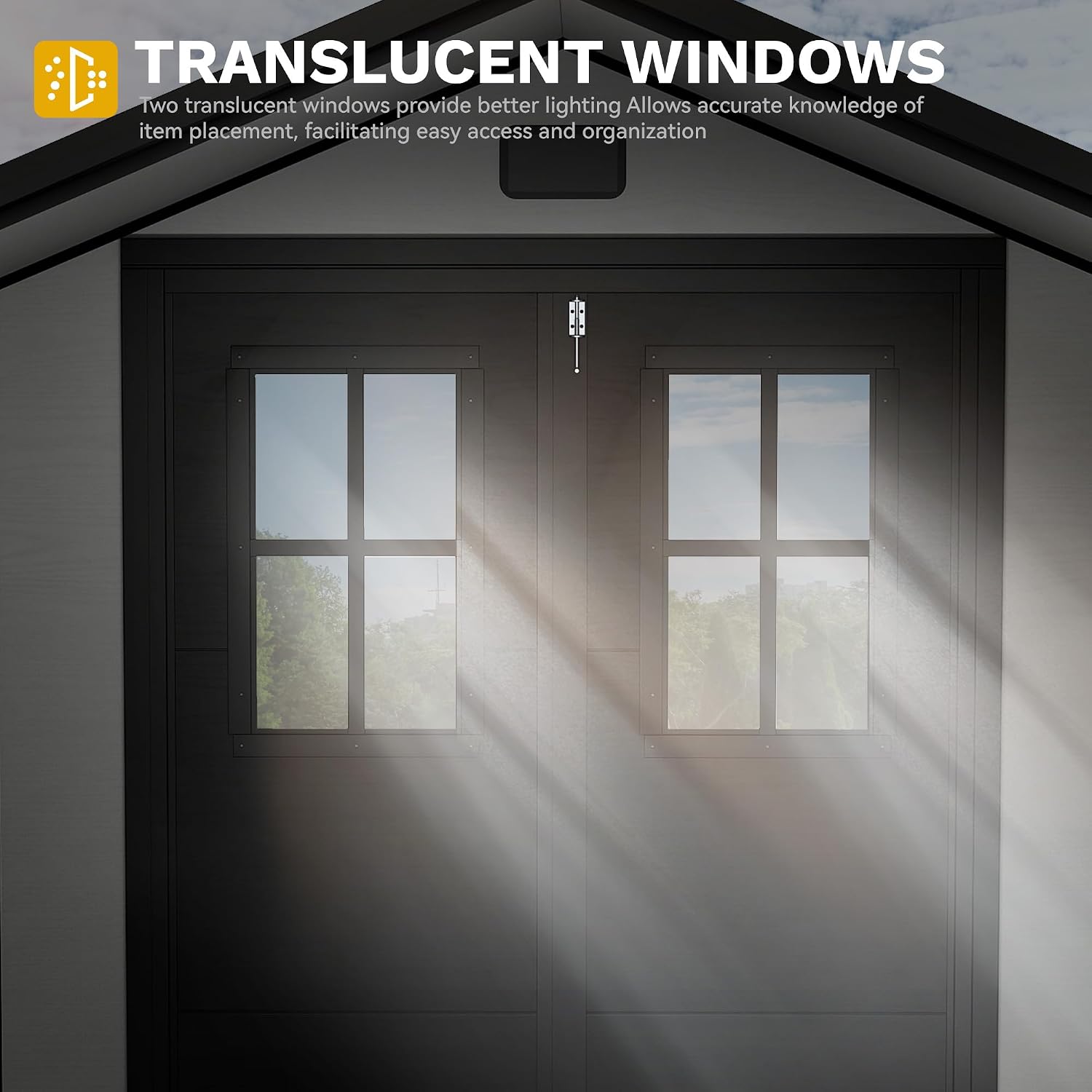 6x4.4 FT Outdoor Storage Shed, - огляд і ціна Gardening Tools Lawn Mower